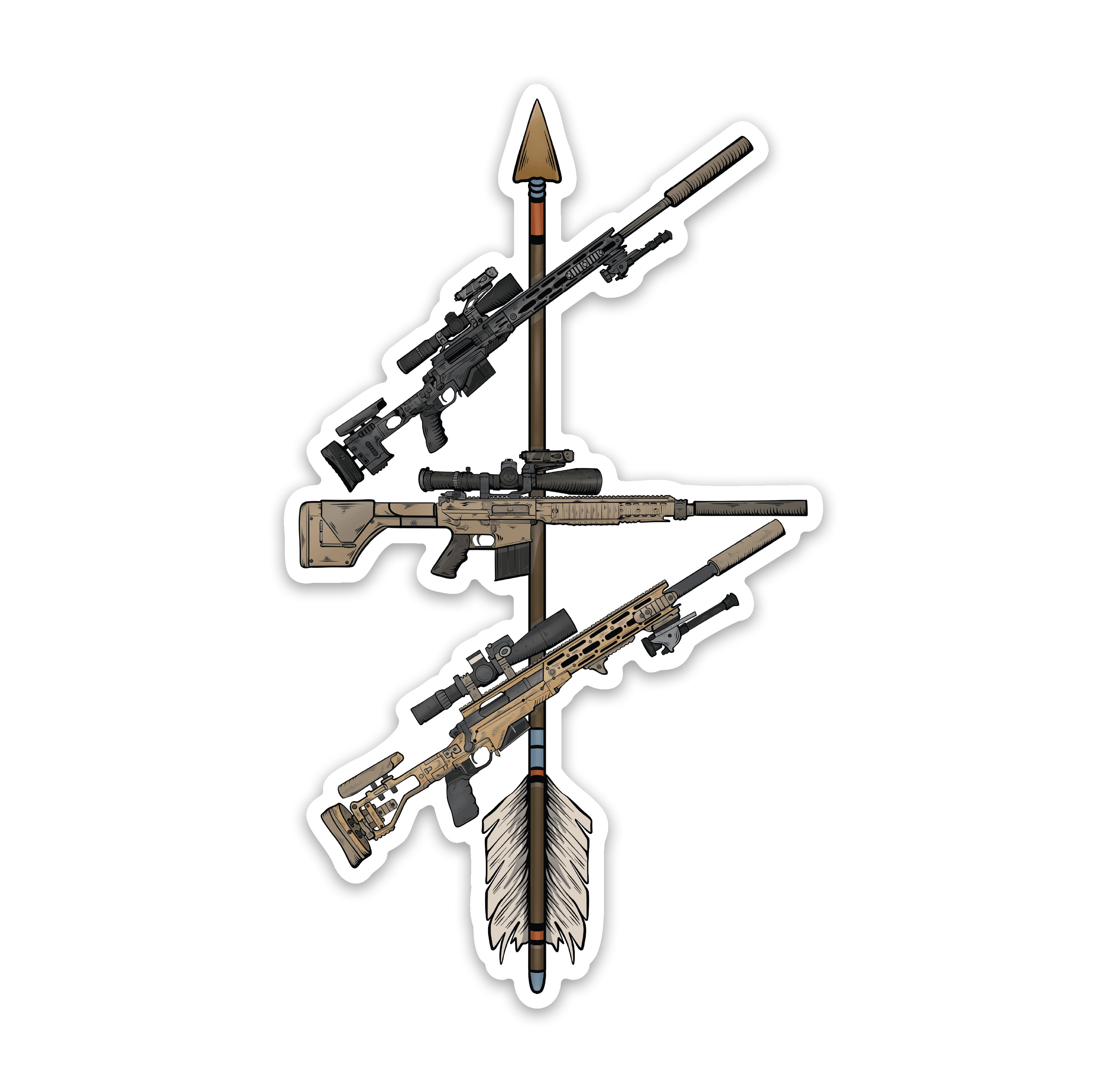 Snipers Arrow Sticker