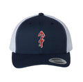 Sniper Snake Icon Puff Snapback Hat