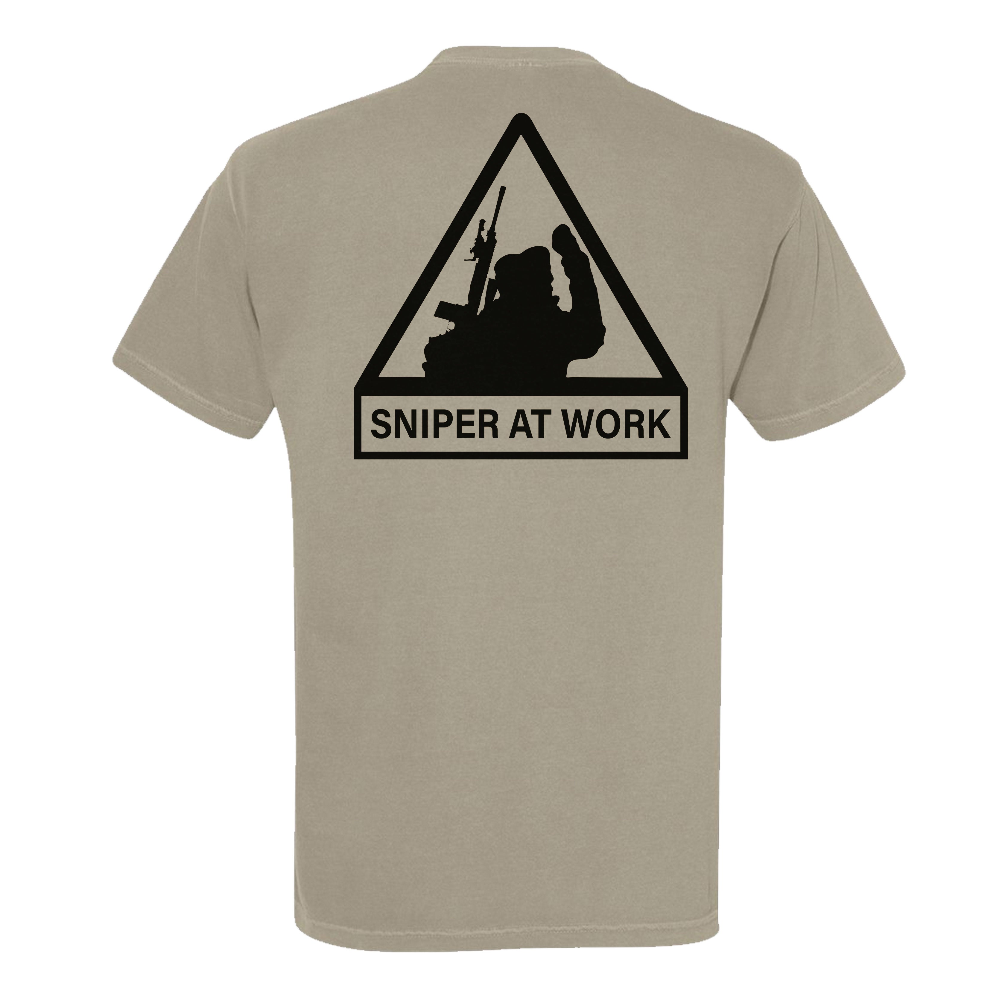 Sniper At Work Heavyweight Tee
