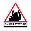 Sniper At Work Sticker